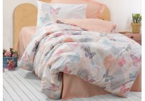 Постельное белье ранфорс Cotton Box - Kimela Pembe (Турция), подростковый